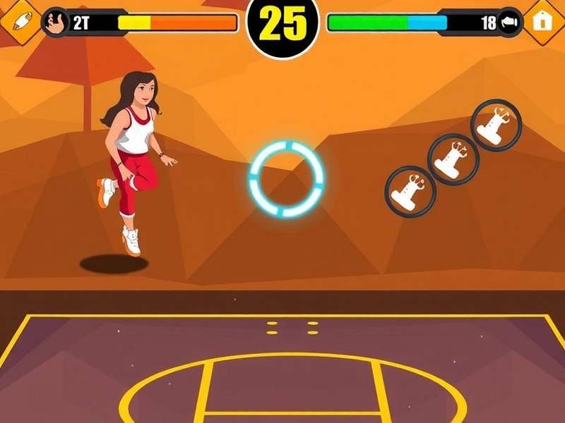 Indian Hoop Frenzy Gameplay Screenshot